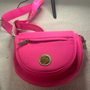 NWOT Lily Pulitzer Giavanna Neoprene Crossbody Bag in Aura Pink